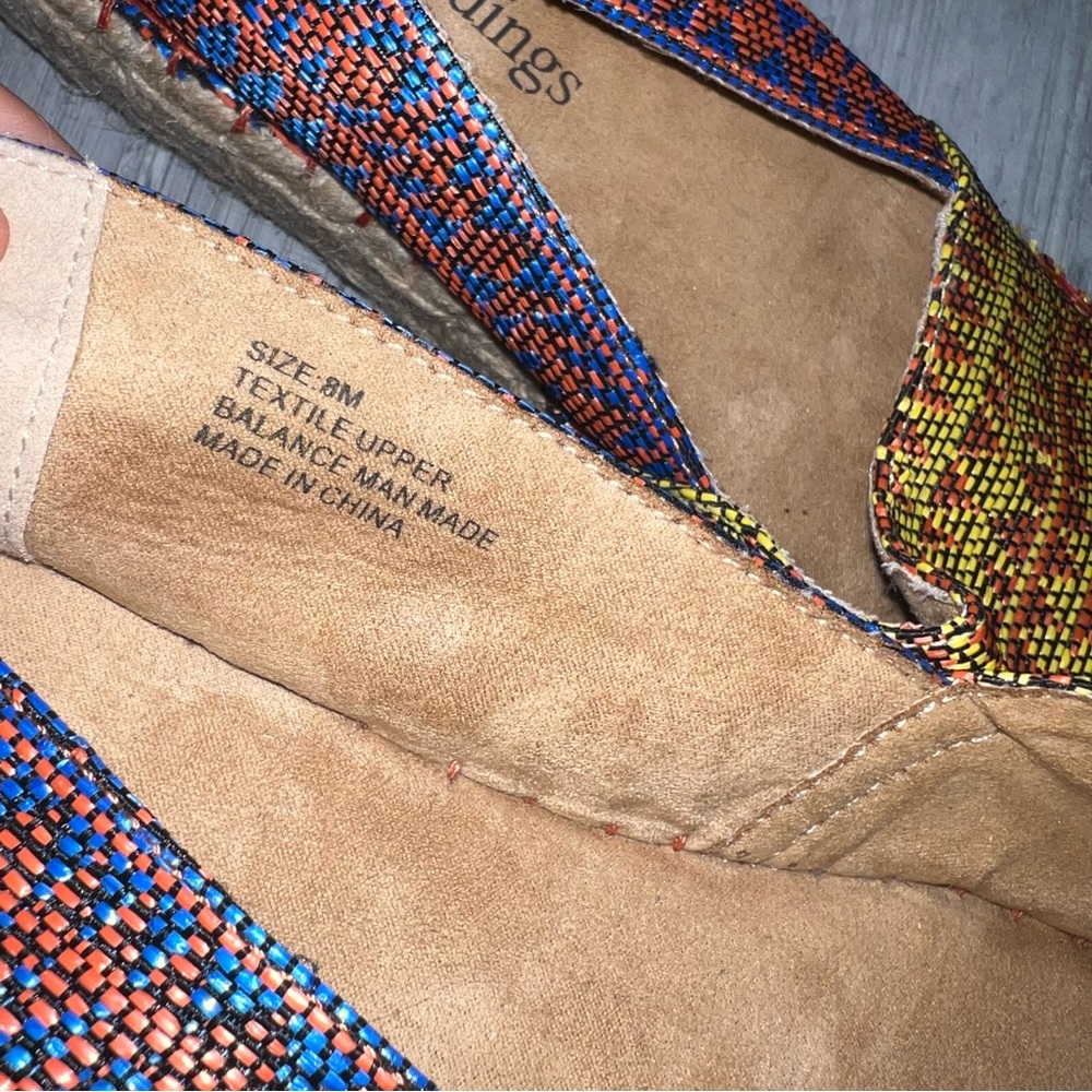 Soft Surroundings Boho Canvas Slip On Espadrilles - image 7